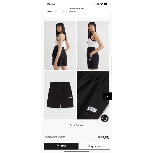 🔸Quần short xuất màu mới - H.M