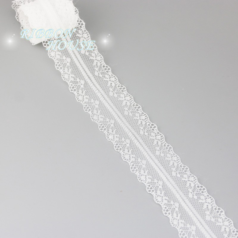 Cuộn vải ruy băng ren 40mm 10yard trang trí đa dụng chất lượng cao