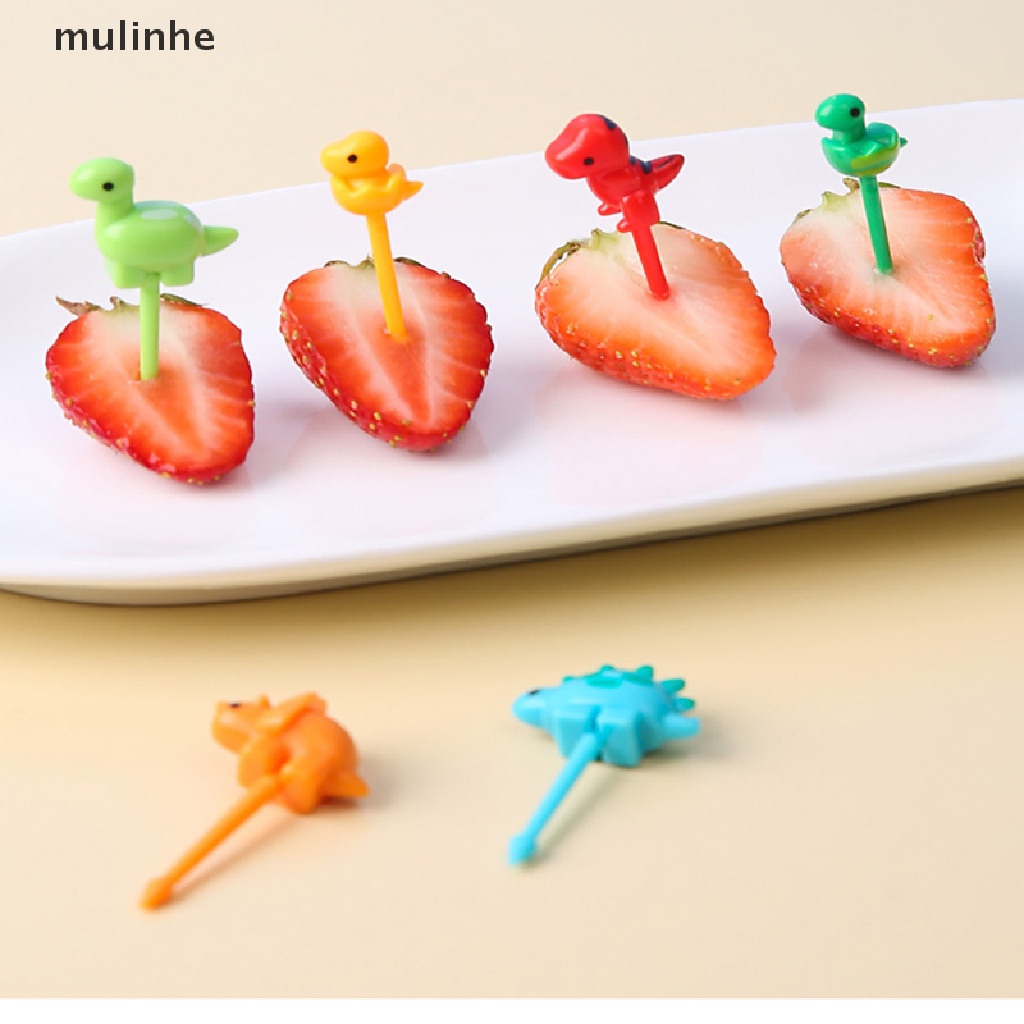 Nĩa Ăn Trái Cây / Tráng Miệng Mini Họa Tiết Hoạt Hình Dễ Thương Cho Bé vn