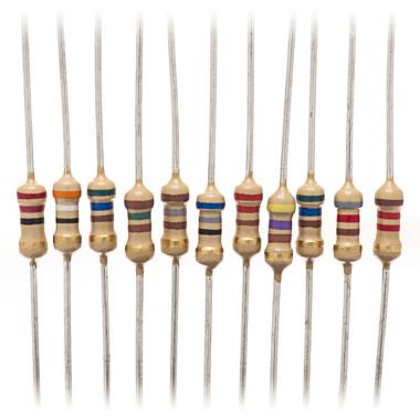 Điện Trở 1/4W 5% 1R/2.2R/4.7R/10R/47R/100R/220R/330R/470R/1K/1.2K/2.2K/4.7K/10k/47K/51K/100k/470K/1M/10M