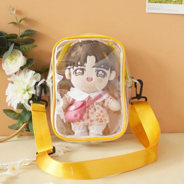 Túi đeo chéo trong suốt size 25cm