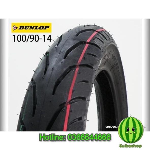 (Lốp) Vỏ Dunlop 100/90-14 gắn bánh sau PCX, SH Mode _ Lốp Trung Thành