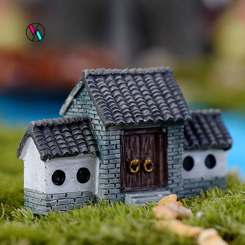 Mô hình ngôi nhà gỗ mini xinh xắn dùng trang trí nhà búp bê DIY