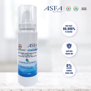 Chai xịt diệt khuẩn, khử mùi cơ thể ASFA Body 120ml - thương hiệu đến từ Nhật Bản