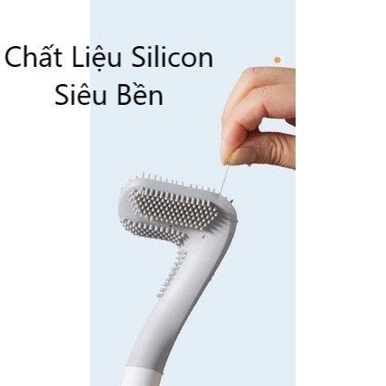 CHỔI CỌ TOILET THÔNG MINH SILICON✨BỀN-SẠCH✨MẪU MỚI NHẤT, CỌ VỆ SINH BỒN CẦU