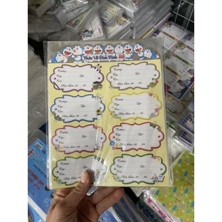 Nhãn vở có đề can