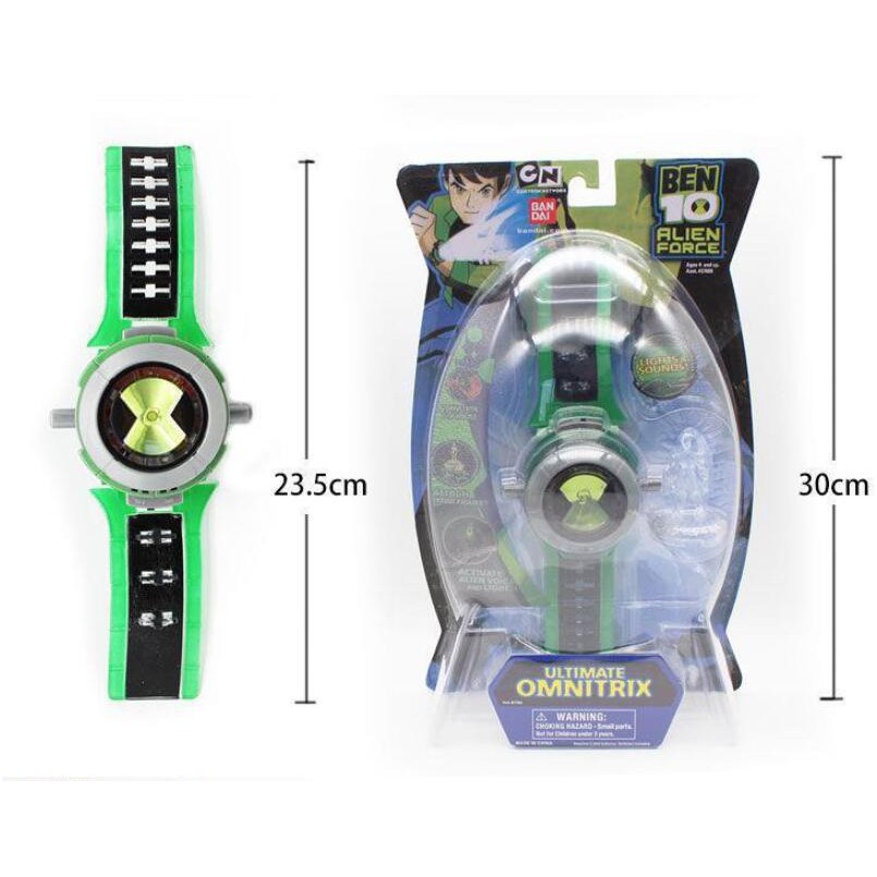 "Lô hàng nhanh""Thẳng vào cổ phiếu" Đồng Hồ Đeo Tay Ben 10 Alien Force Ultimate Omnitrix