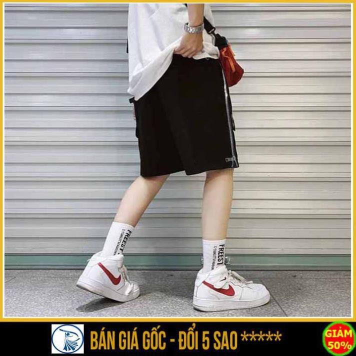 [MẪU MỚI] Quần Short Kaki Túi Hộp Khóa Zip Sang Chảnh, QUẦN ĐÙI LỮNG NAM MÀU ĐEN CÓ SIZE LỚN dể phối áo thun nam *