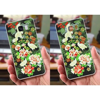 Ốp lưng Samsung S8 Plus (dẻo viền trắng trong) - Hình Chim Công, Cá Chép, Cò