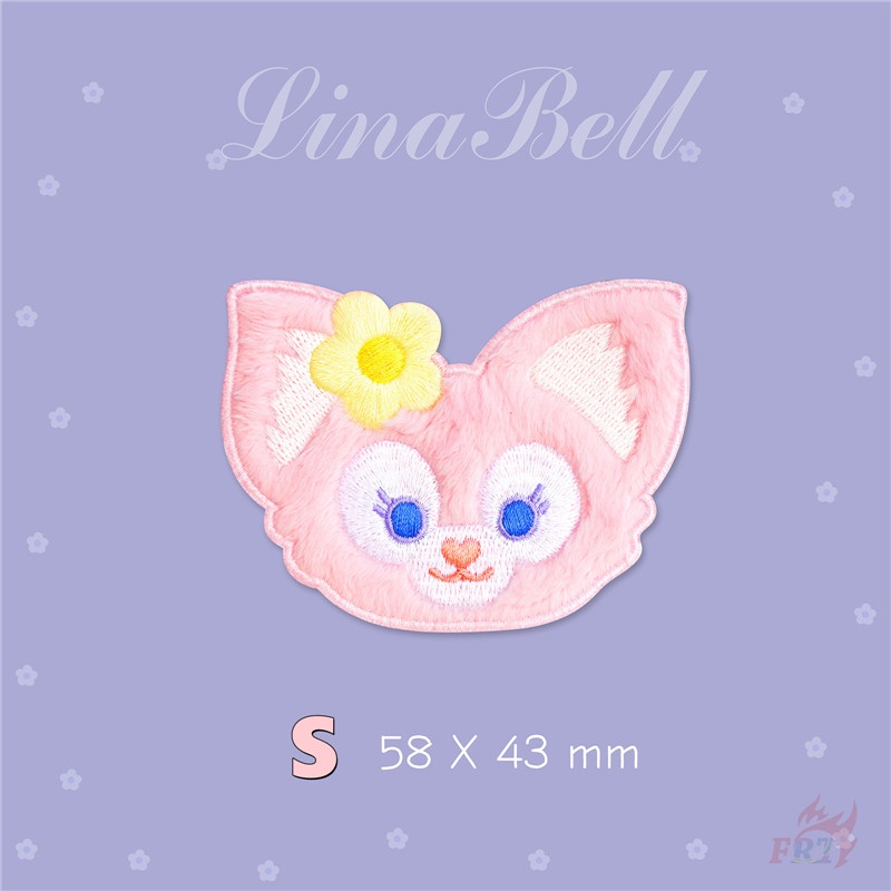 ☸ Linabell Miếng Dán Tự Dính Hình Nhân Vật Hoạt Hình Đáng Yêu ☸ 1 Hình Dán Ủi Trang Trí Quần Áo