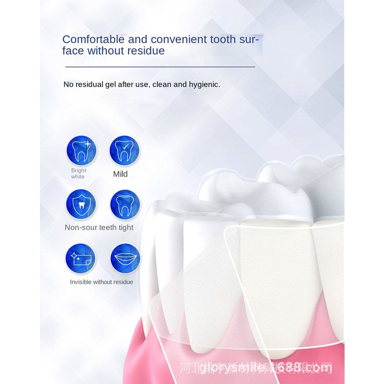 Miếng Dán Răng Chống Trượt Làm Trắng Răng Tiện Dụng