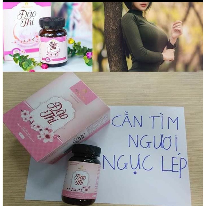 Viên Uống Nở Ngực Đào Thi Tăng Size Vòng 1 Hàng Chính Hãng 100%