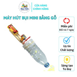 Đồ chơi khoa học STEAM tự làm máy hút bụi cầm tay bằng gỗ, kích thích sáng tạo và phát triển trí tuệ