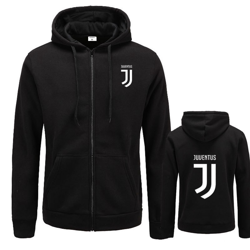 Áo hoodie dài tay in chữ Juventus thời trang cho nam
