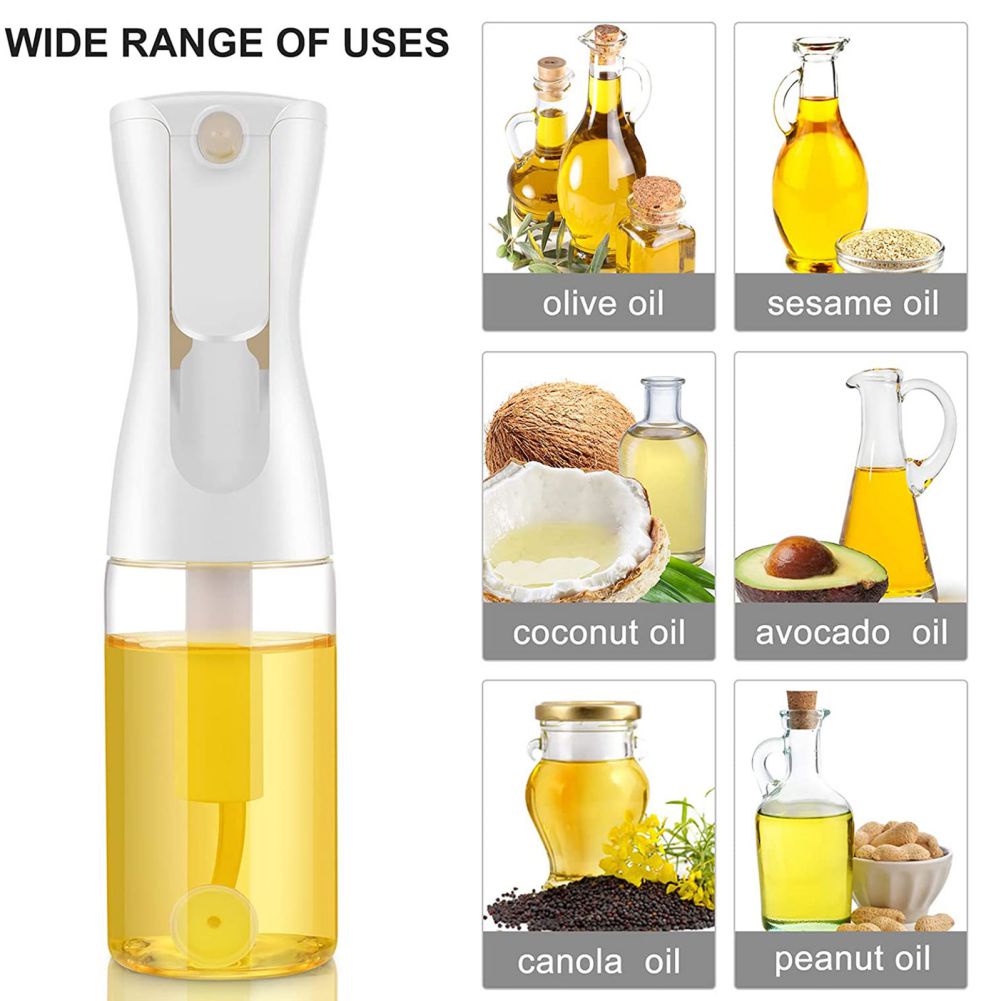 Bình Xịt Dầu Bằng Kính Không BPA 200ml Cho Chiên Và Rán