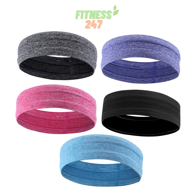 Băng Đô Thể Thao Headband Thời Trang, Co Giãn Thấm Hút Mồ Hôi Chống Trượt Tập Yoga, Gym Nam Nữ