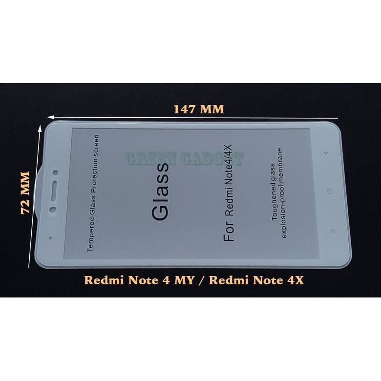 [FULL KEO] Kính cường lực Xiaomi Redmi Note 4X FULL Màn