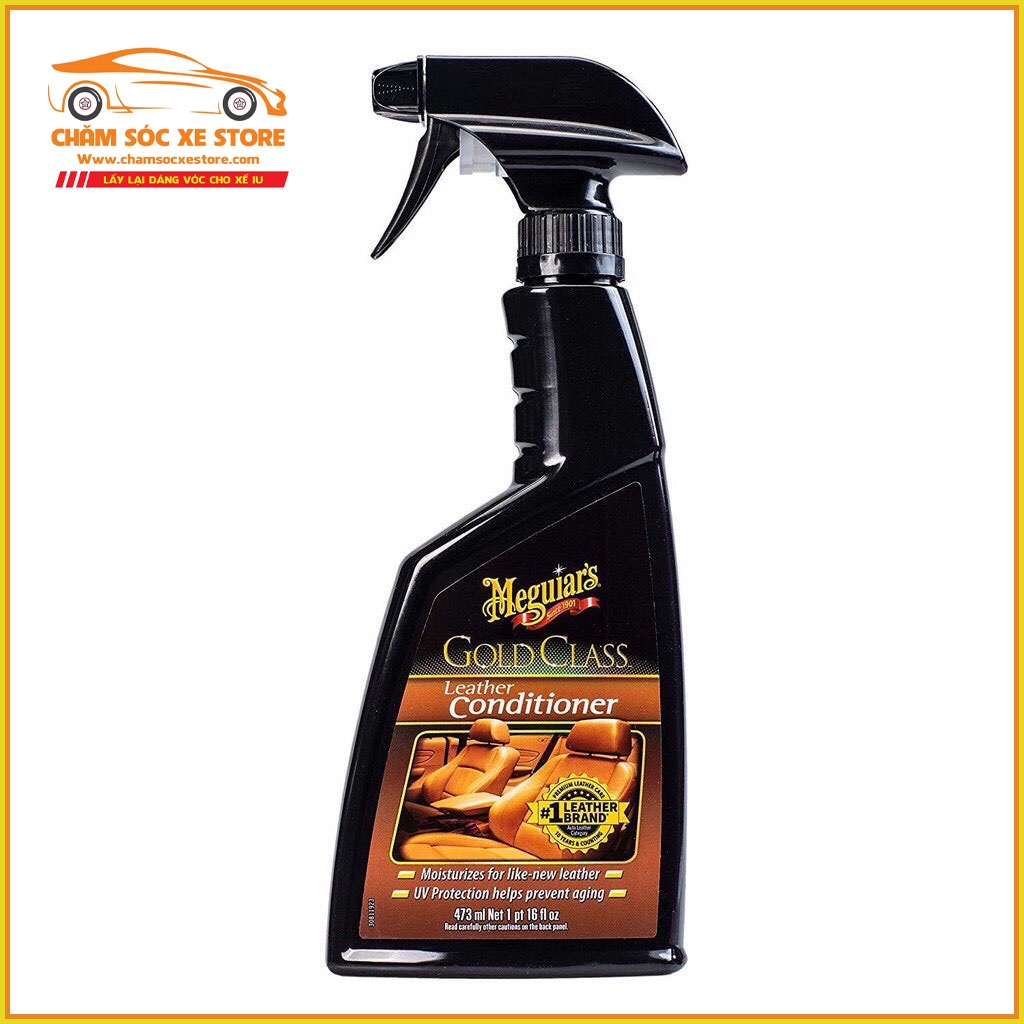 Dung Dịch Dưỡng Nội Thất Ghế Da Meguiar's Gold Class Leather Conditioner G18616 473ml chamsocxestore