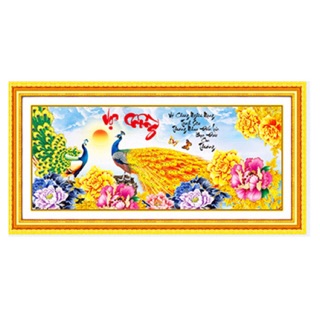 Tranh thêu chữ thập Cha Mẹ 88831 (103x48cm) chưa thêu