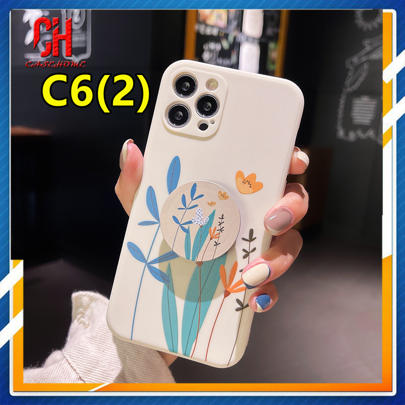 IPhone X 11 pro max 6 7 6S 8 Plus 12 mini 12 pro max Se 2020 6SPlus 7Plus 6Plus 8Plus XS max XR Trend Brand Flower Leaf Soft Cartoon Custom Cover