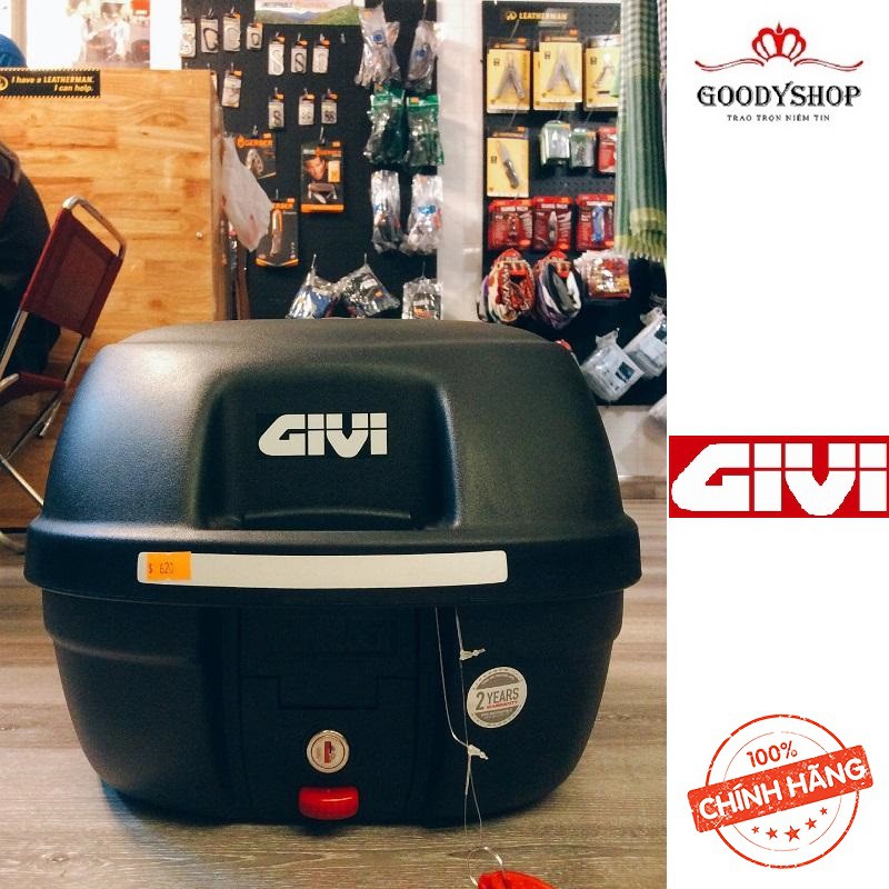 [Thùng Đựng Đồ Xe Máy Givi E26N Monolock] 26 Lít Tặng đế đệm Hàng chính hãng-GOODYSHOP