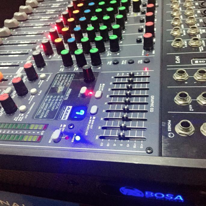 Mixer Bosa Live 1202Fx, mixer sân khấu chuyên nghiệp