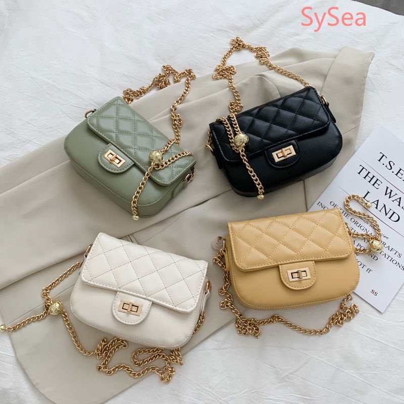 Túi Xách Mini Phối Dây Xích Thời Trang Mùa Hè