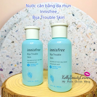 Nước hoa hồng da mụn Innisfree Bija Trouble Skin
