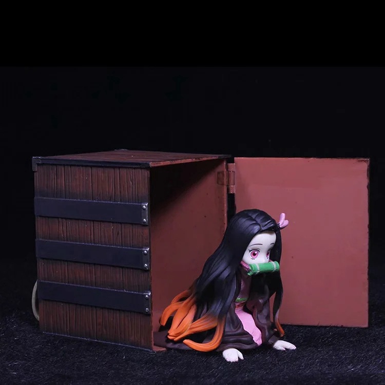 Mô Hình Nhân Vật Kimetsu no Yaiba Kamado Nezuko Đang Nằm Trong Phim Demon Slayer