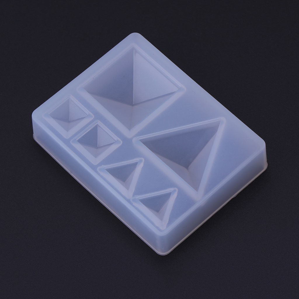 Khuôn Silicone mặt dây resin 6 ô