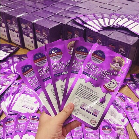 Mặt Nạ Dưỡng Ẩm Dưỡng Trắng Da HA Maycreate Mask Ha 1 HỘP 20 CÁI Nội Địa Trung