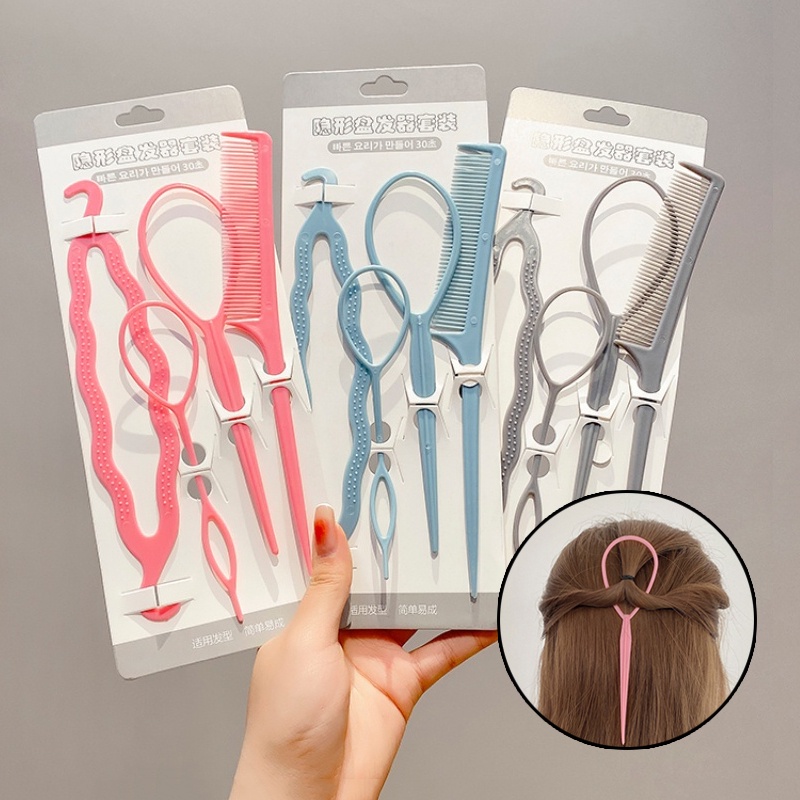 Bộ Dụng Cụ Tạo Kiểu Tóc Đơn Giản Tiện Lợi