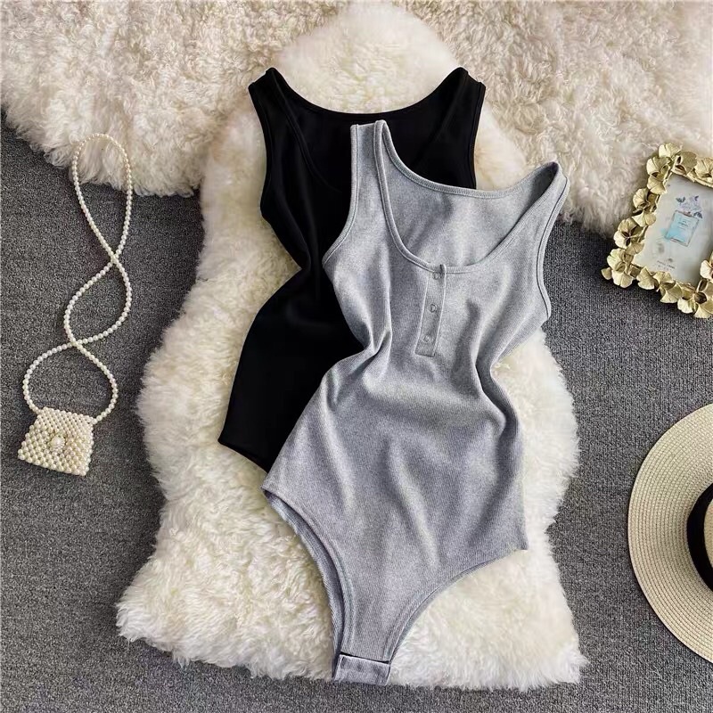 Bodysuit nữ ba lỗ gài cúc BB06 | BigBuy360 - bigbuy360.vn