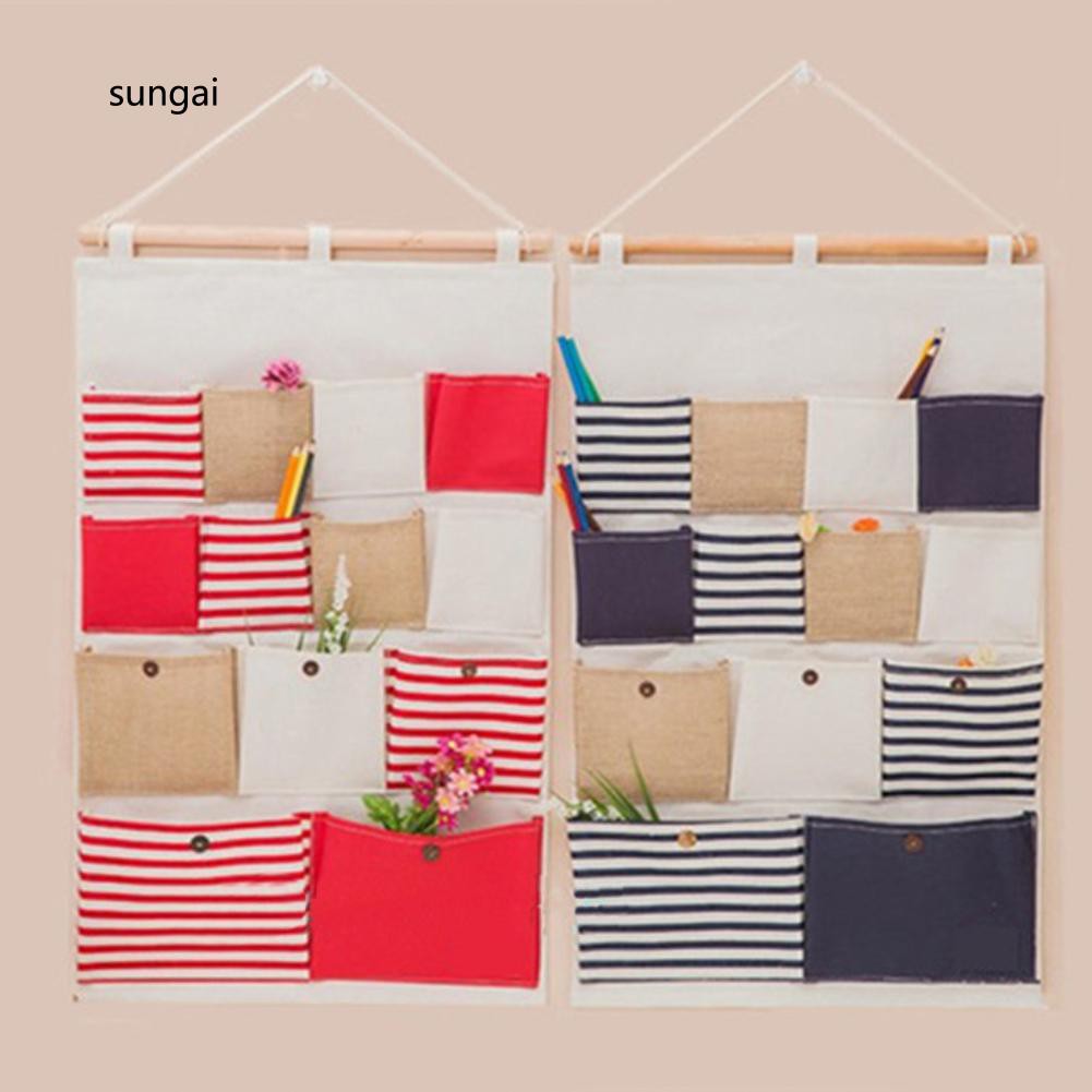 Túi Treo Tường Đựng Vật Dụng 13 Ngăn Tiện Lợi | BigBuy360 - bigbuy360.vn