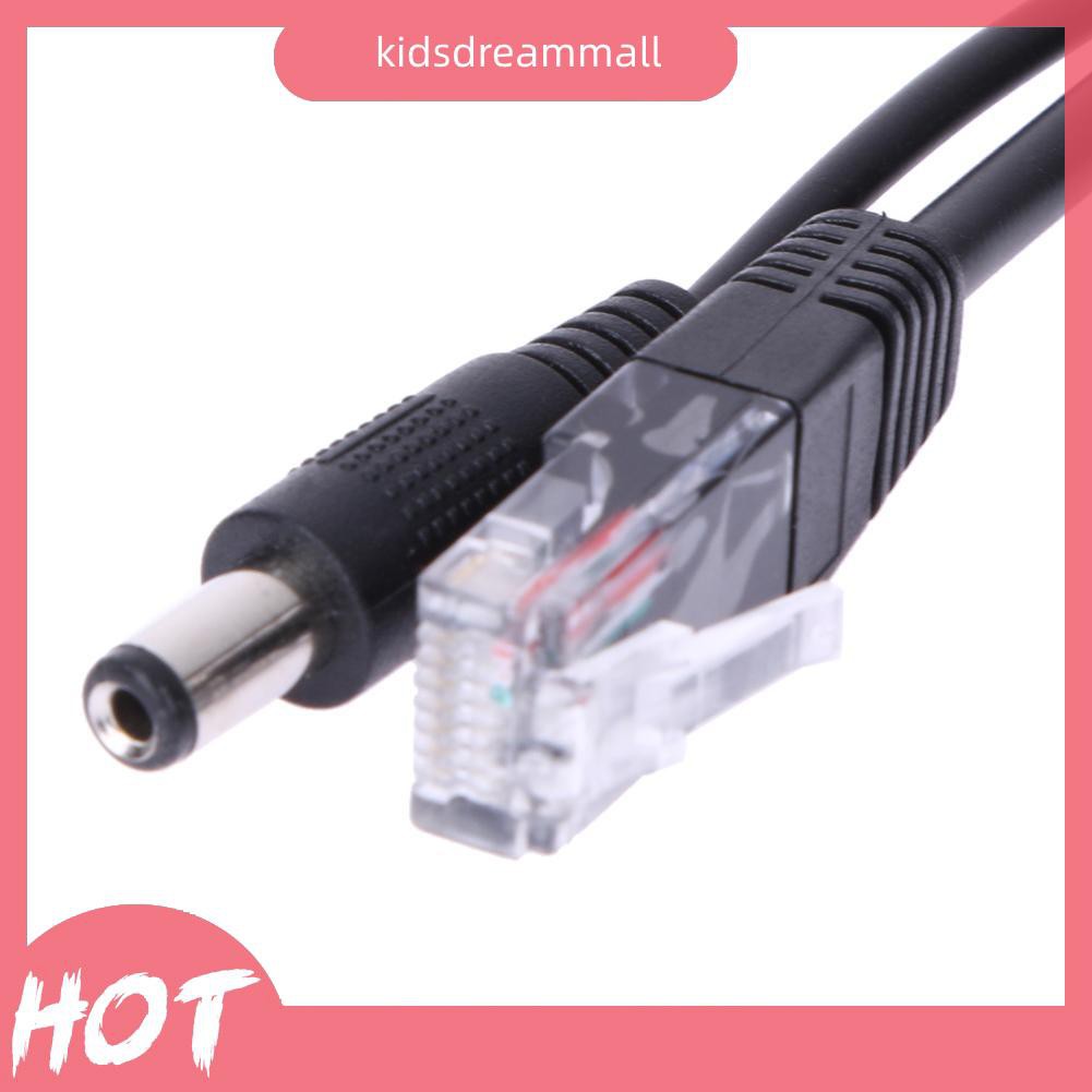 Bộ Chia Dây Cáp Mạng Ethernet Poe Màu Đen