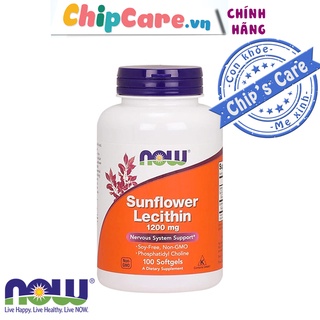 Sunflower Lecithin Now chính hãng tắc sữa