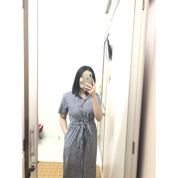 Đầm sơ mi form dài