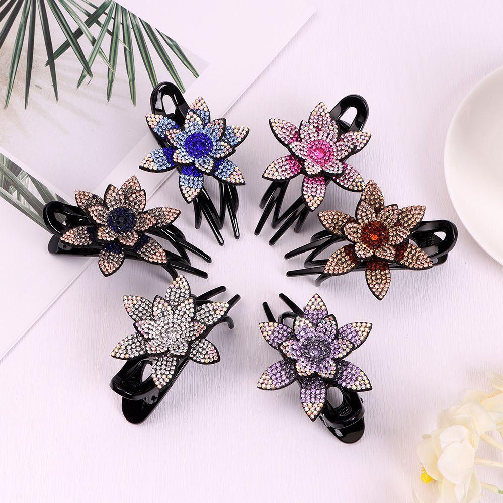 Kẹp Tóc Bền Hình Hoa Đa Dạng