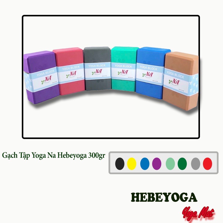 Combo 2 Gạch Tập Yoga Hebeyoga NA 300gr Cao Cấp