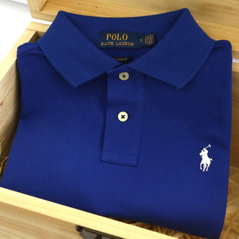 Áo Thun polo Ngắn Tay Pol Ralph Lauren Daigou Bằng Cotton Tinh Khiết In Nhãn + Tag