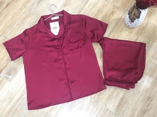 combo 2 bộ pizama lụa cao cấp
