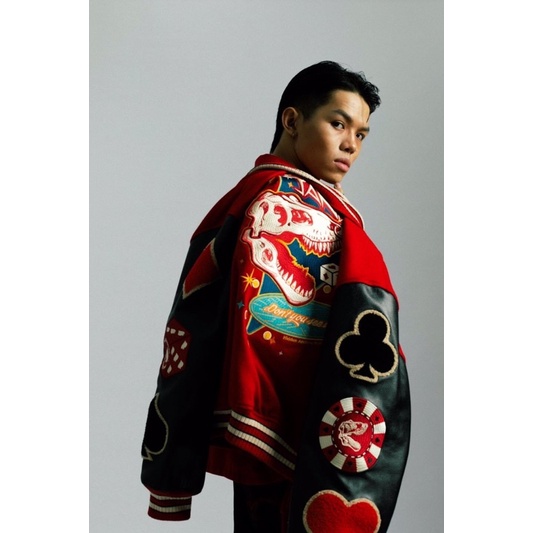 áo khoác VARSITY HIDDEN ARCHIVE X T-REDX