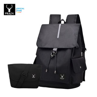 Combo Balo Dây Rút Có Cổng Sạc USB Tiện Lợi & Túi Đeo Chéo Ipad PRAZA - BL181DC119