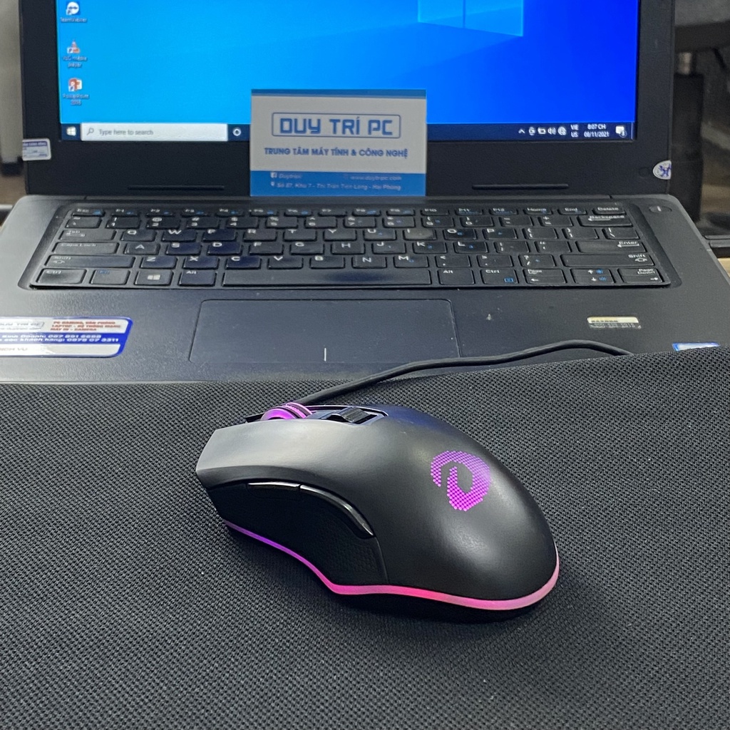 Chuột gaming màu đen Dareu EM905 4000DPI, Led RGB