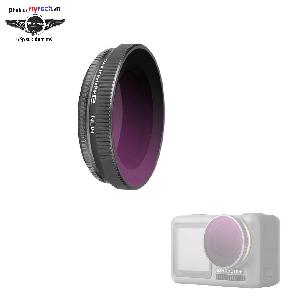 Filter ND8 Osmo Action – Kính lọc màu trầm - SunnyLife - Hàng chính hãng - Cải thiện màu ảnh, sắc nét