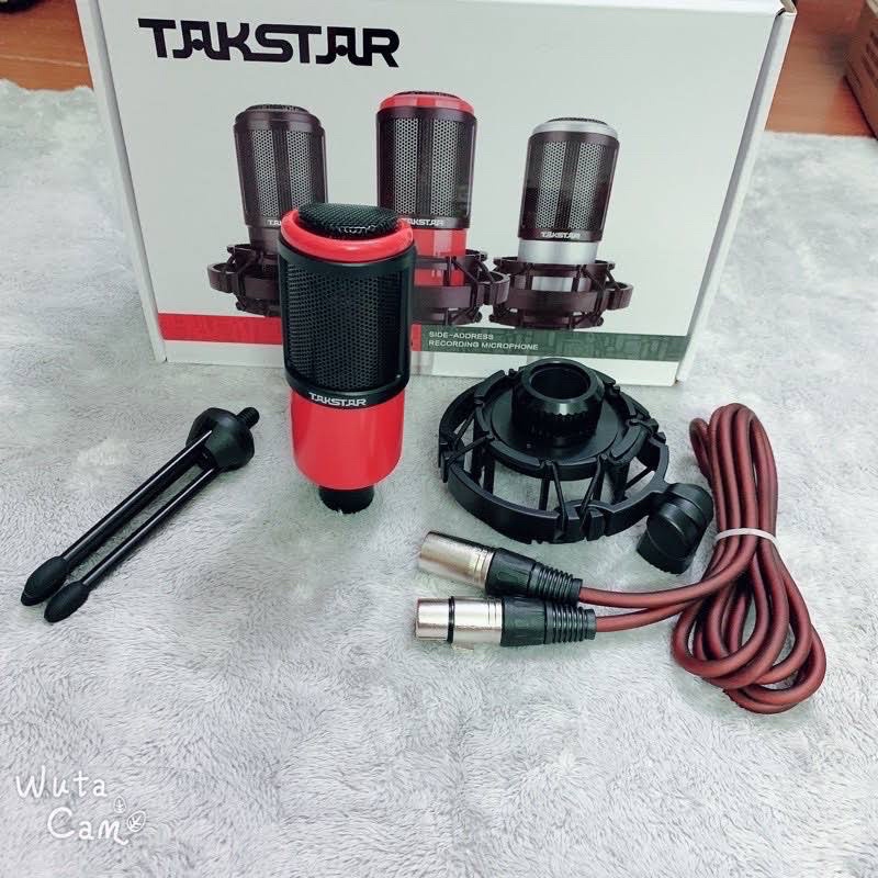 Bộ Hát Karaoke Livestream Đẳng Cấp 2022 Mic TAKSTAR PCK320 Và Mixer F4 PRO MAX Kèm Đầy Đủ Phụ Kiện