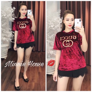 Set áo hồng đỏ