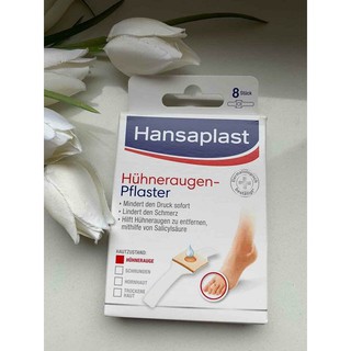 MIẾNG DÁN TRỊ MẮT CÁ CHÂN HANSAPLAST HÜHNERAUGEN PLASTER hộp 8 miếng - HÀNG ĐỨC