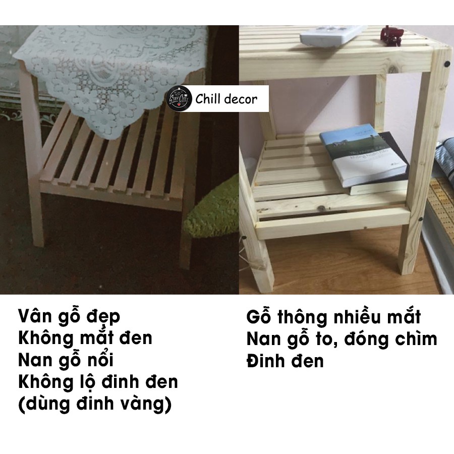 KỆ ĐẦU GIƯỜNG, TỦ ĐẦU GIƯỜNG, DECOR HÀNG LÀM KĨ