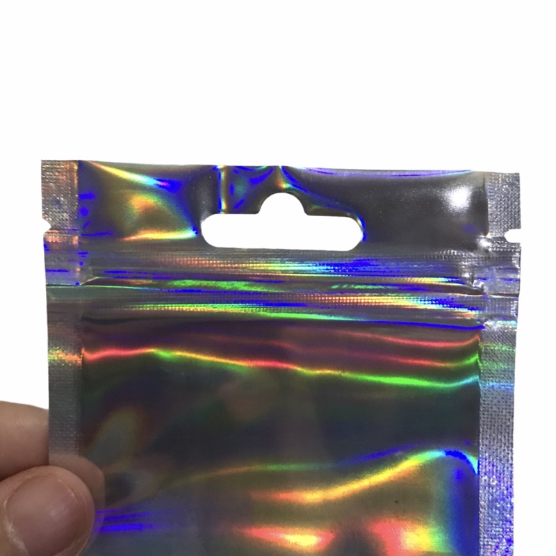 Túi Zip Hologram Đựng Phụ Kiện, Trang Sức Size 7.5x12cm